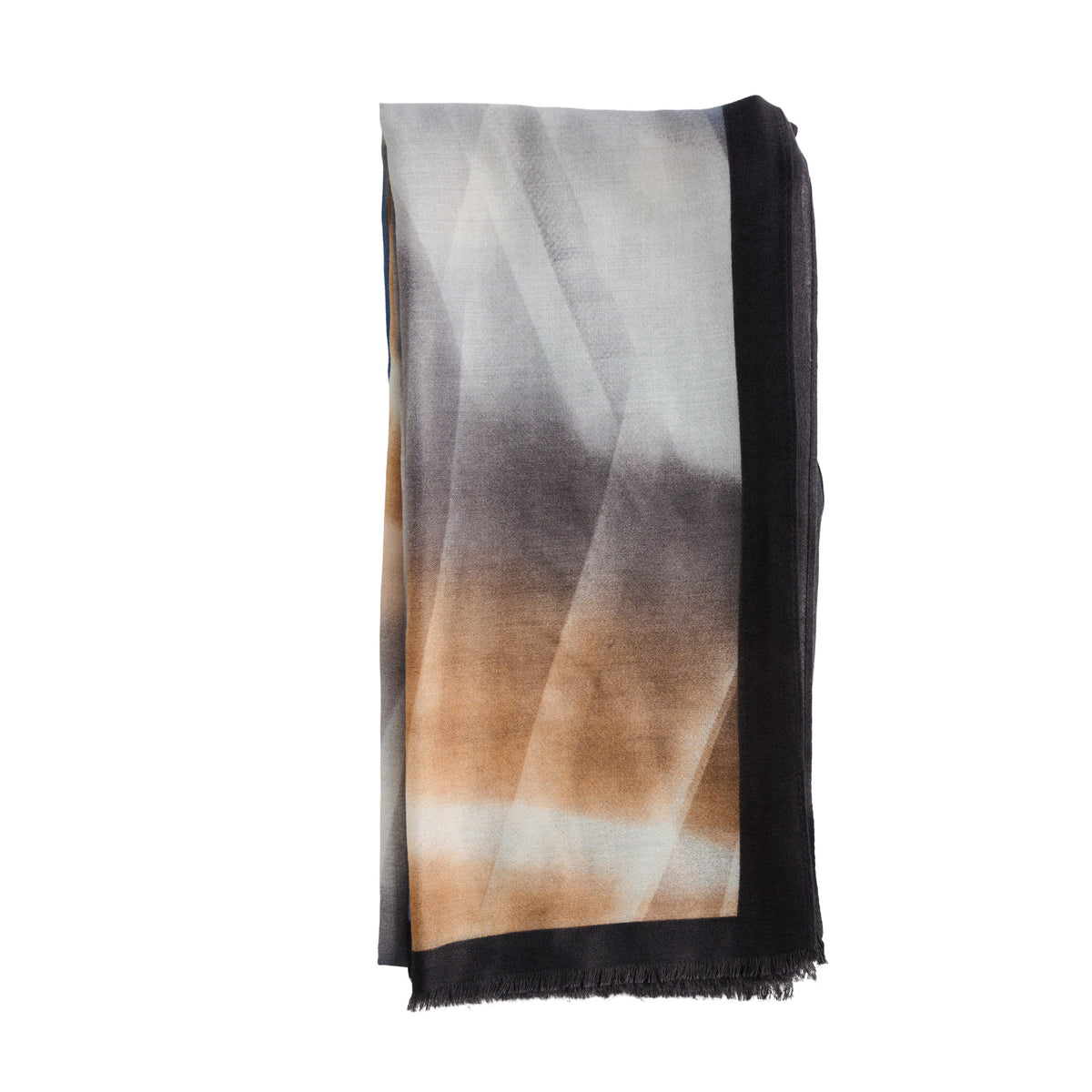 Ombre Scarf Fashion Lightweight Fringe Raw Edge Elison Wrap