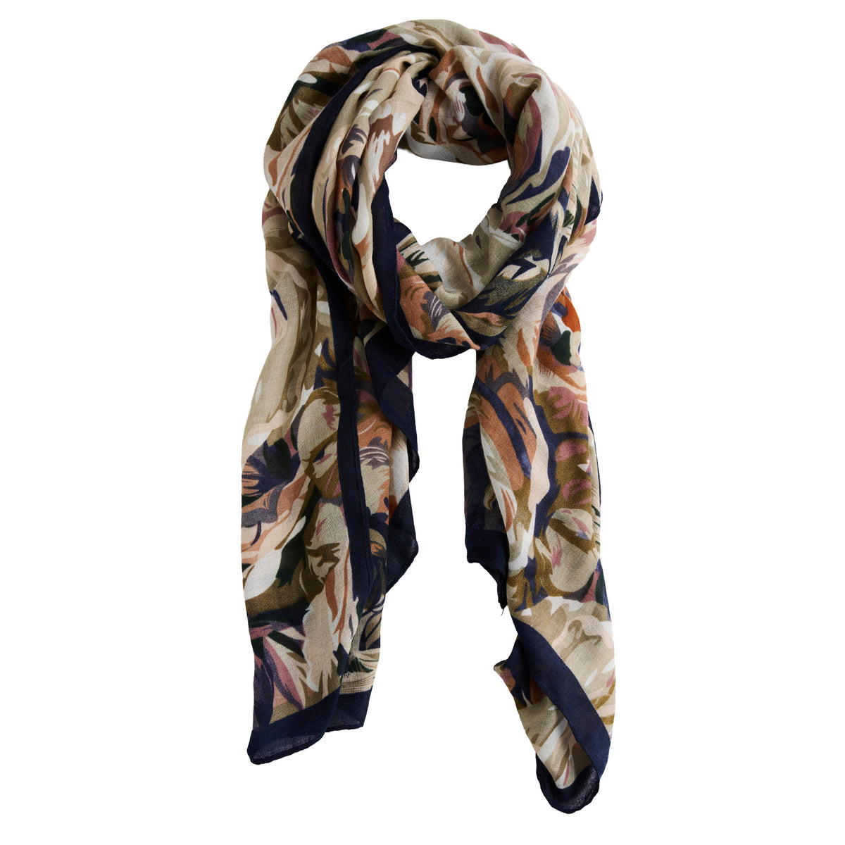 Rose Scarf Lightweight Floral Celina Wrap