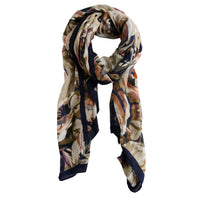 Rose Scarf Lightweight Floral Celina Wrap