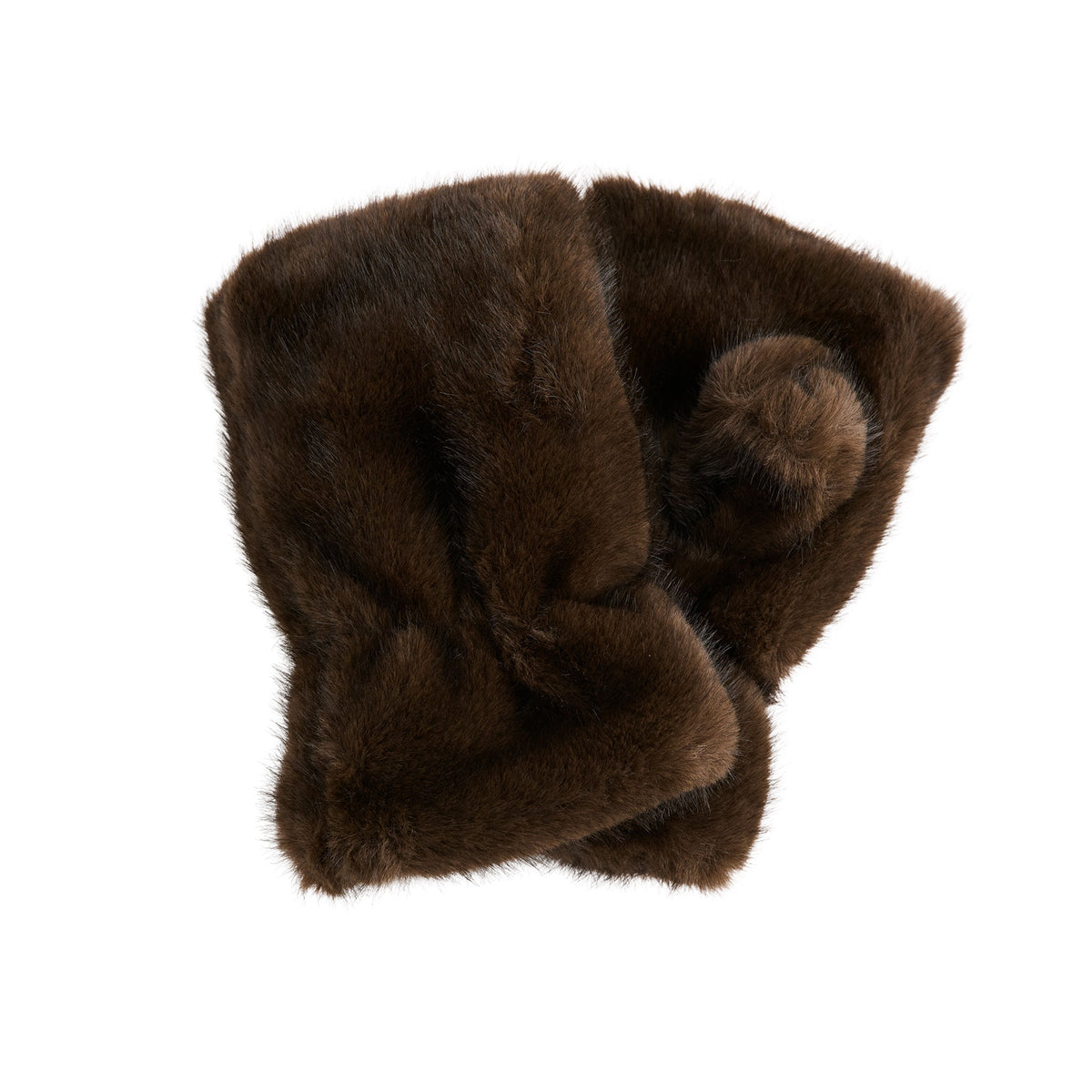 Fingerless Glove Faux Fur Elli Winter Accessory