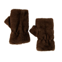 Fingerless Glove Faux Fur Elli Winter Accessory