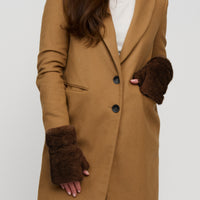 Fingerless Glove Faux Fur Elli Winter Accessory