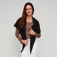 Open Wrap Shawl Jules Fashion Scarf with Loop