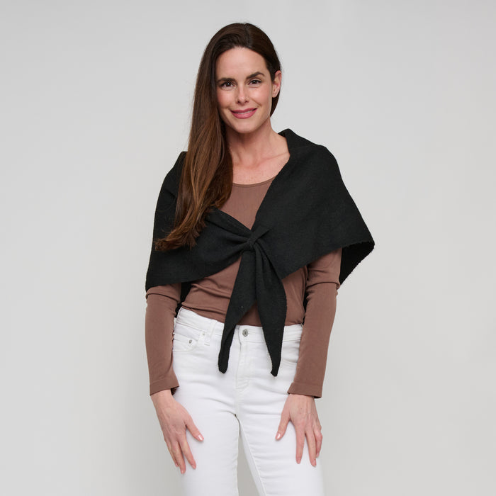 Open Wrap Shawl Jules Fashion Scarf with Loop