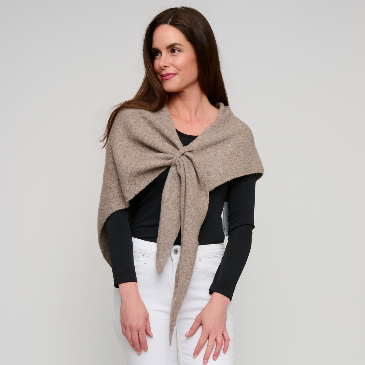 Open Wrap Shawl Jules Fashion Scarf with Loop