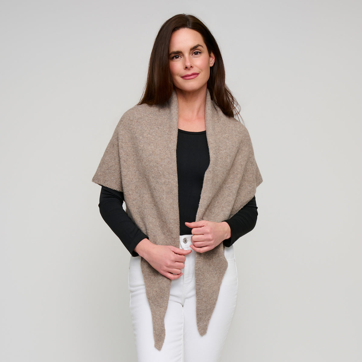 Open Wrap Shawl Jules Fashion Scarf with Loop