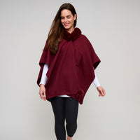 Open Front Wrap One Size Faux Fur Collar Kelsie Shawl