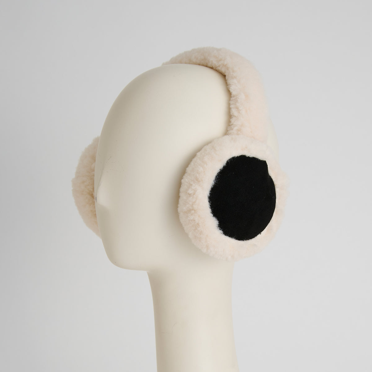 Winter Earmuff Sherpa Lined Faux Suede Riley