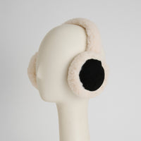 Winter Earmuff Sherpa Lined Faux Suede Riley