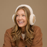 Winter Earmuff Sherpa Lined Faux Suede Riley