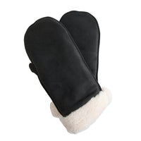 Winter Mitten Sherpa Lined Faux Suede Riley