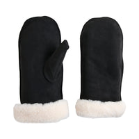 Winter Mitten Sherpa Lined Faux Suede Riley