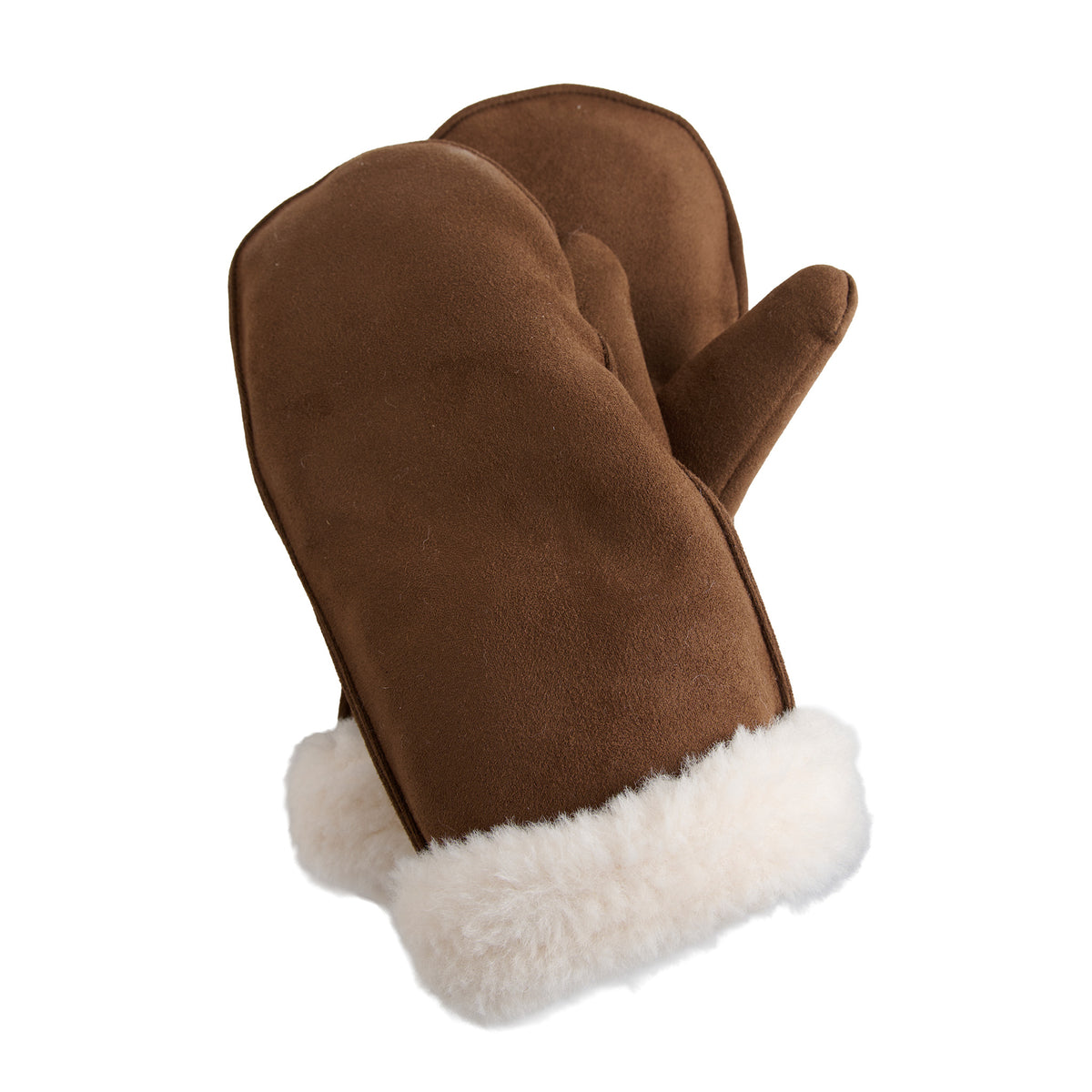 Winter Mitten Sherpa Lined Faux Suede Riley