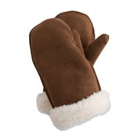Winter Mitten Sherpa Lined Faux Suede Riley