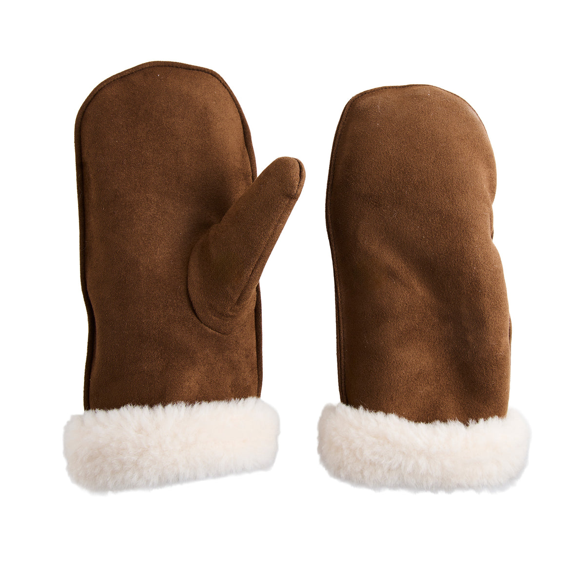 Winter Mitten Sherpa Lined Faux Suede Riley