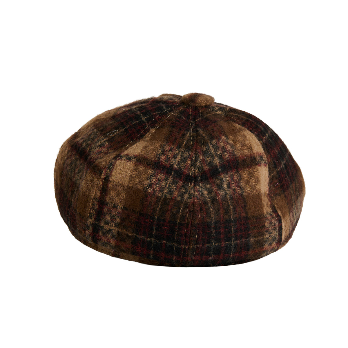 Newsboy Hat Plaid Check Adjustable Taran