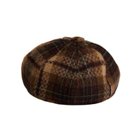 Newsboy Hat Plaid Check Adjustable Taran