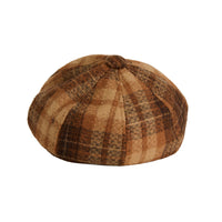 Newsboy Hat Plaid Check Adjustable Taran