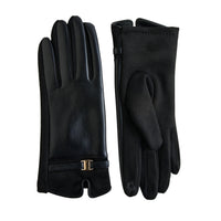 Winter Glove Vegan Leather Buckle Touchscreen Brynn