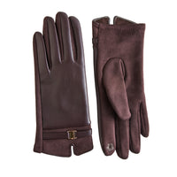 Winter Glove Vegan Leather Buckle Touchscreen Brynn