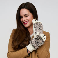 Hedgehog Critter Mittens Winter Knit Gloves