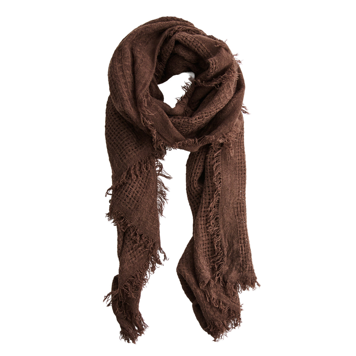 Fashion Scarf Lightweight Fringe Asher Wrap