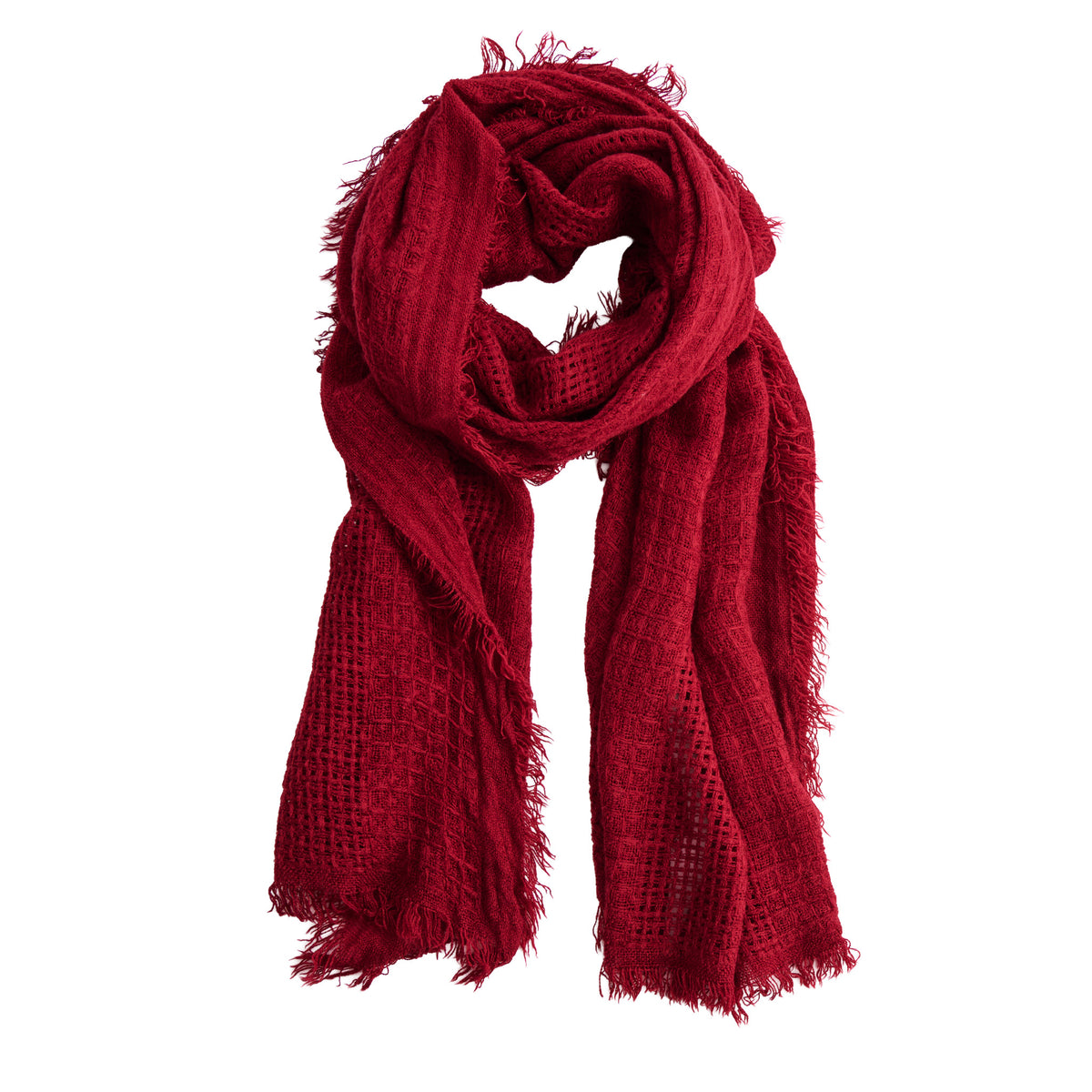 Fashion Scarf Lightweight Fringe Asher Wrap