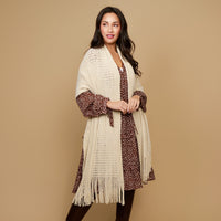 Chenille Fringe Scarf Charli Winter Wrap