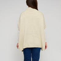 Cable Knit Poncho Mavi Sweater One Size Wrap