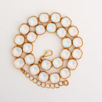 Statement Necklace Marlowe Crystal 16" Geometric Collar