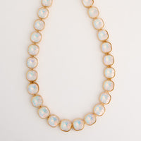 Statement Necklace Marlowe Crystal 16" Geometric Collar