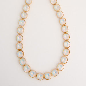 Statement Necklace Marlowe Crystal 16" Geometric Collar