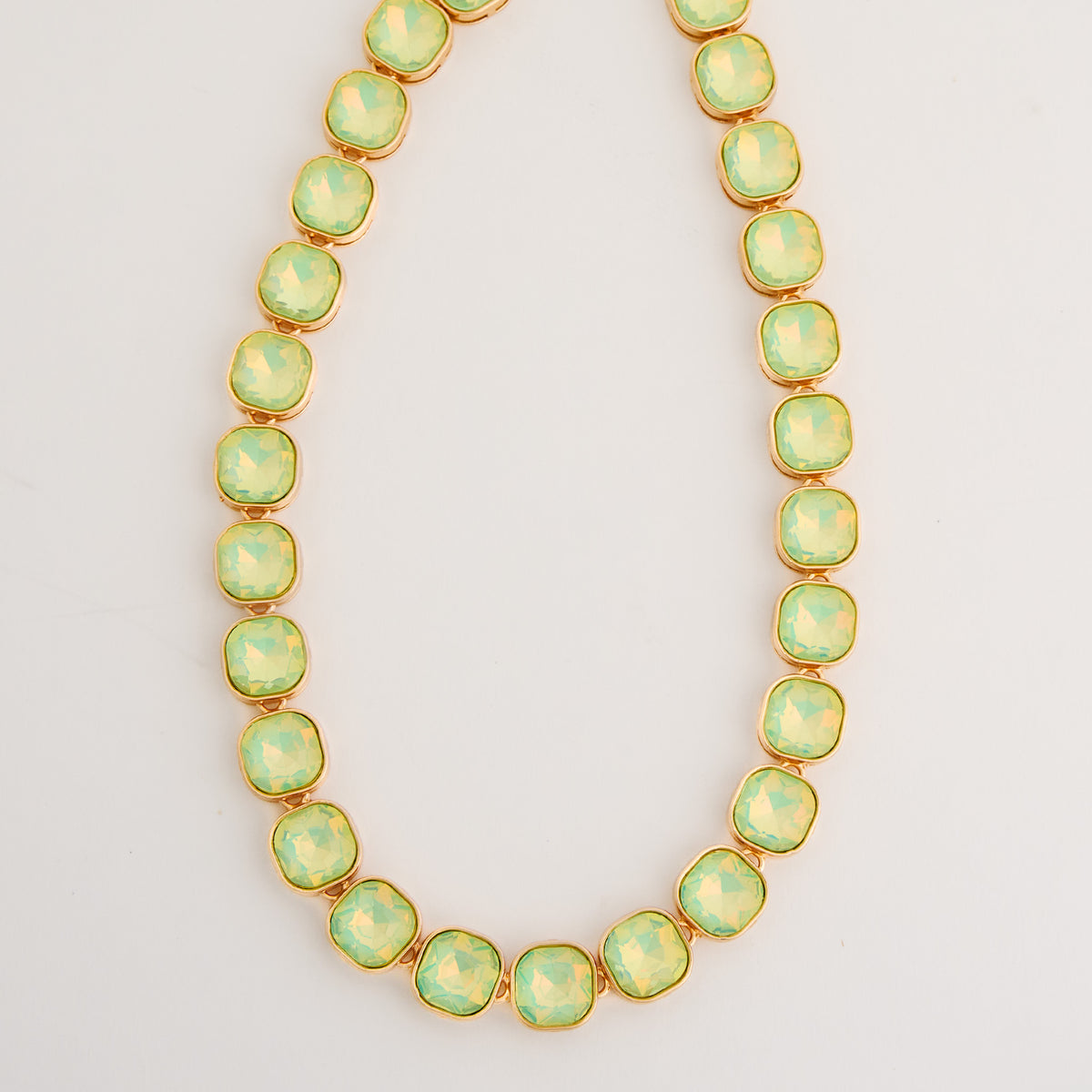 Statement Necklace Marlowe Crystal 16" Geometric Collar