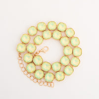 Statement Necklace Marlowe Crystal 16" Geometric Collar