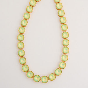 Statement Necklace Marlowe Crystal 16" Geometric Collar