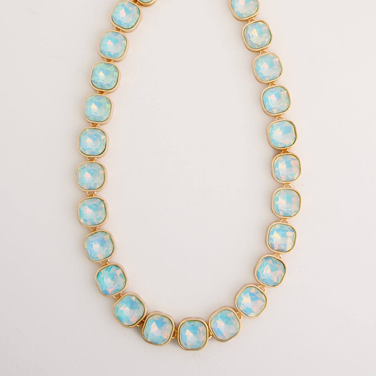 Statement Necklace Marlowe Crystal 16" Geometric Collar