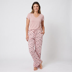 Pajama Pants Pretty In Pandas Stretch Drawstring