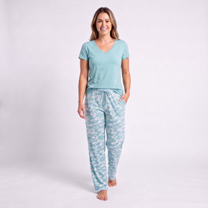 Pajama Pants On Cloud Nine Stretch Drawstring