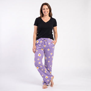 Pajama Pants Sunny Side Up Stretch Drawstring