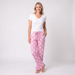 Pajama Pants Moody Meows Stretch Drawstring