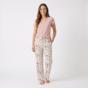 Pajama Pants Mahj About You Stretch Drawstring