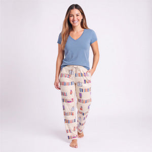 Pajama Pants Booked All Weekend Stretch Drawstring