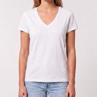 V-Neck T-Shirt Everyday Short Sleeve Stretch Basic Tee