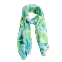 Lightweight Scarf Maya Geometric Watercolor Fashion Wrap