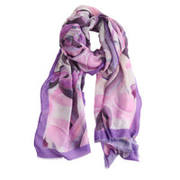 Lightweight Scarf Rylee Watercolor Floral Fashion Wrap