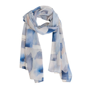 Lightweight Scarf Raye Abstract Print Fashion Wrap