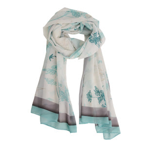 Lightweight Scarf Raye Abstract Print Fashion Wrap