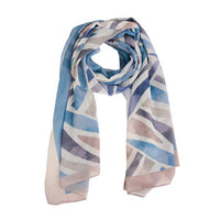 Lightweight Scarf Raye Abstract Print Fashion Wrap