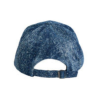 Baseball Cap Cora Printed Denim Rhinestone Adjustable