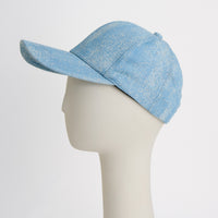 Baseball Cap Cora Printed Denim Rhinestone Adjustable
